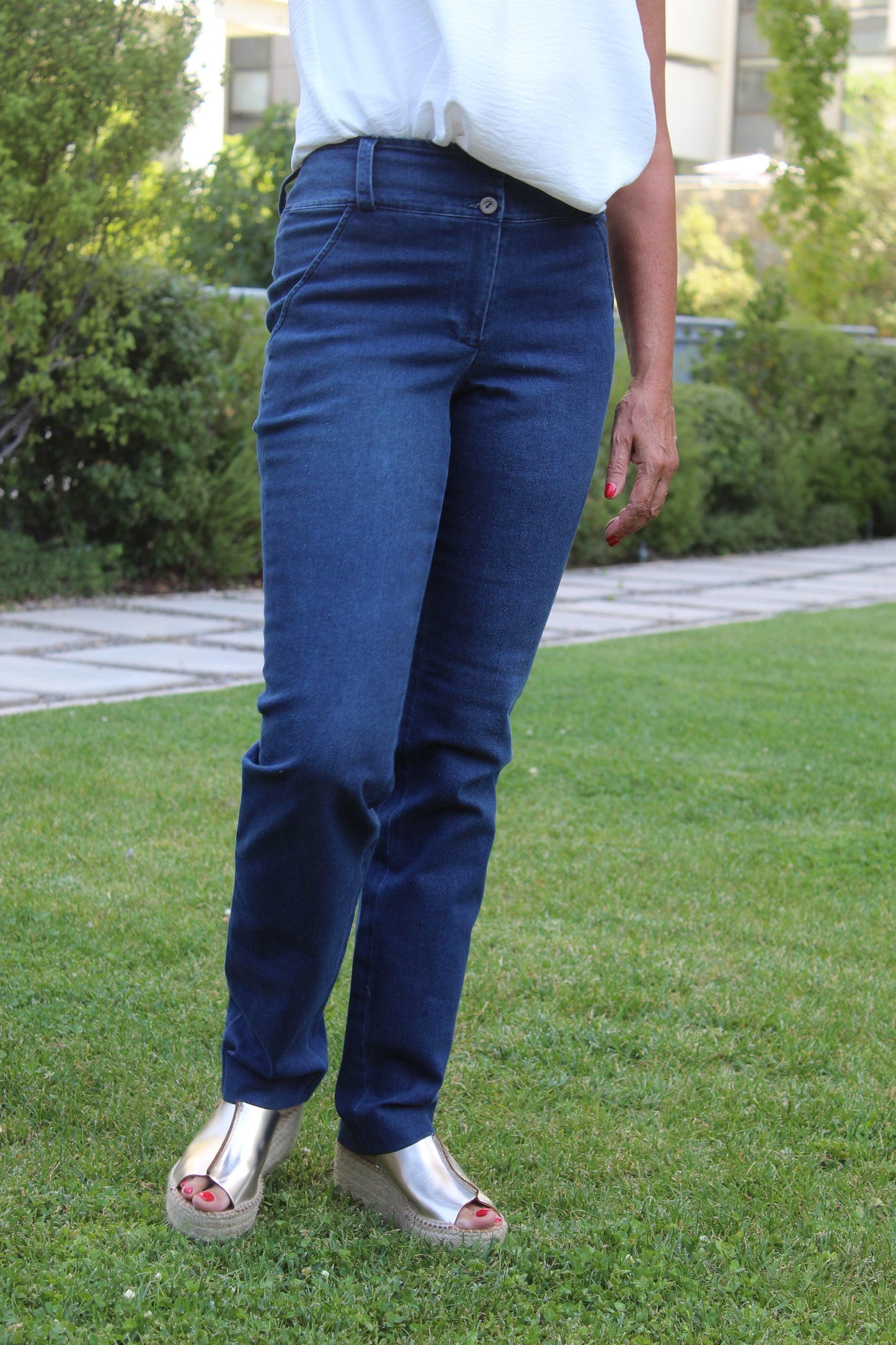 Pantalón Elasticado Jeans