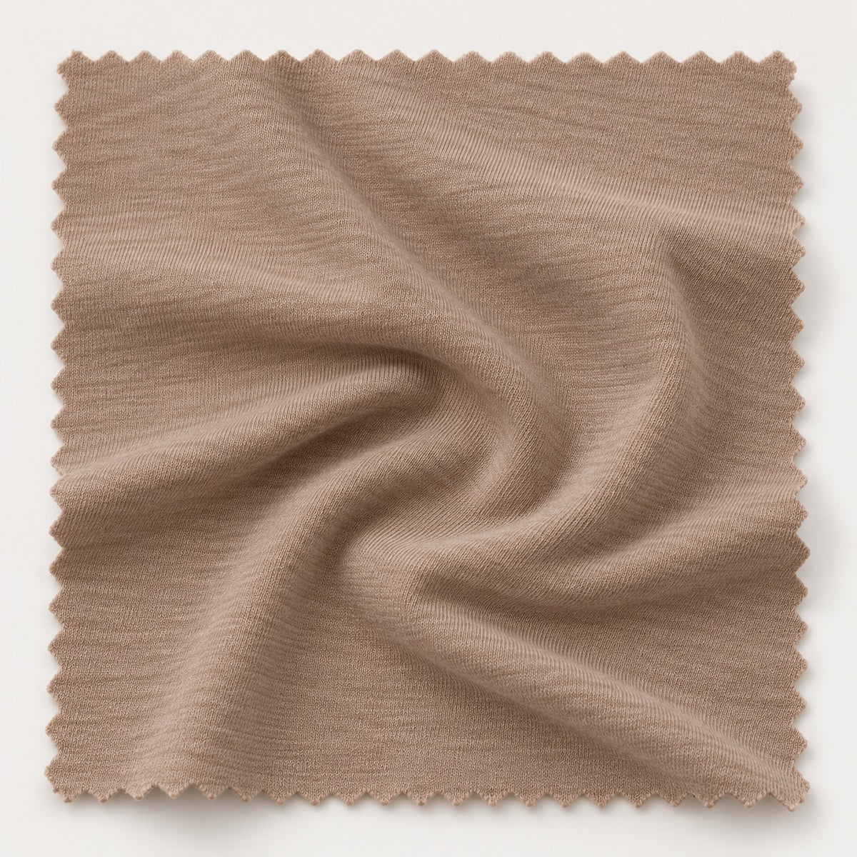 Polera Algodón Colombiano Liso Taupe