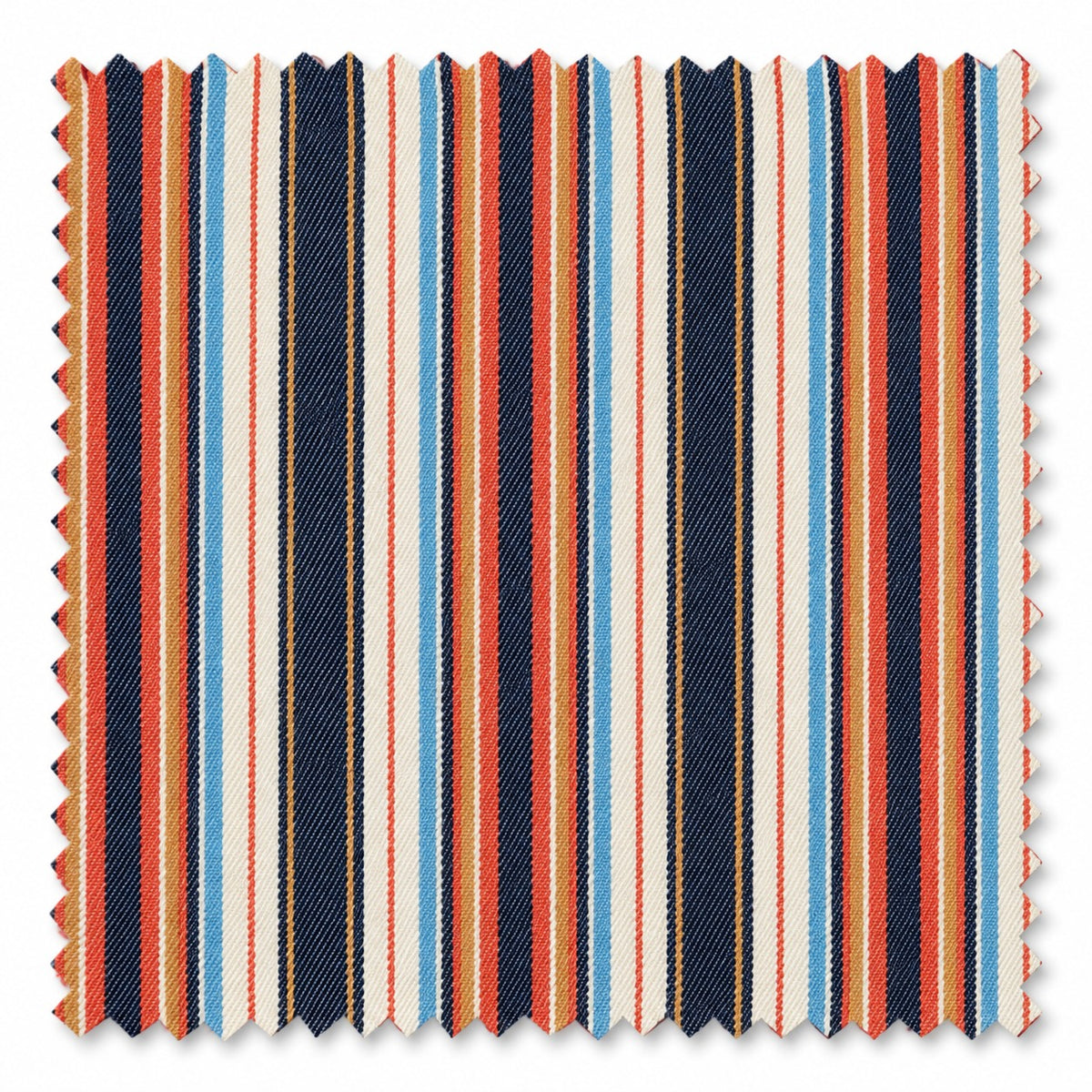 Jeans Maida Rayas Azul-Naranjo
