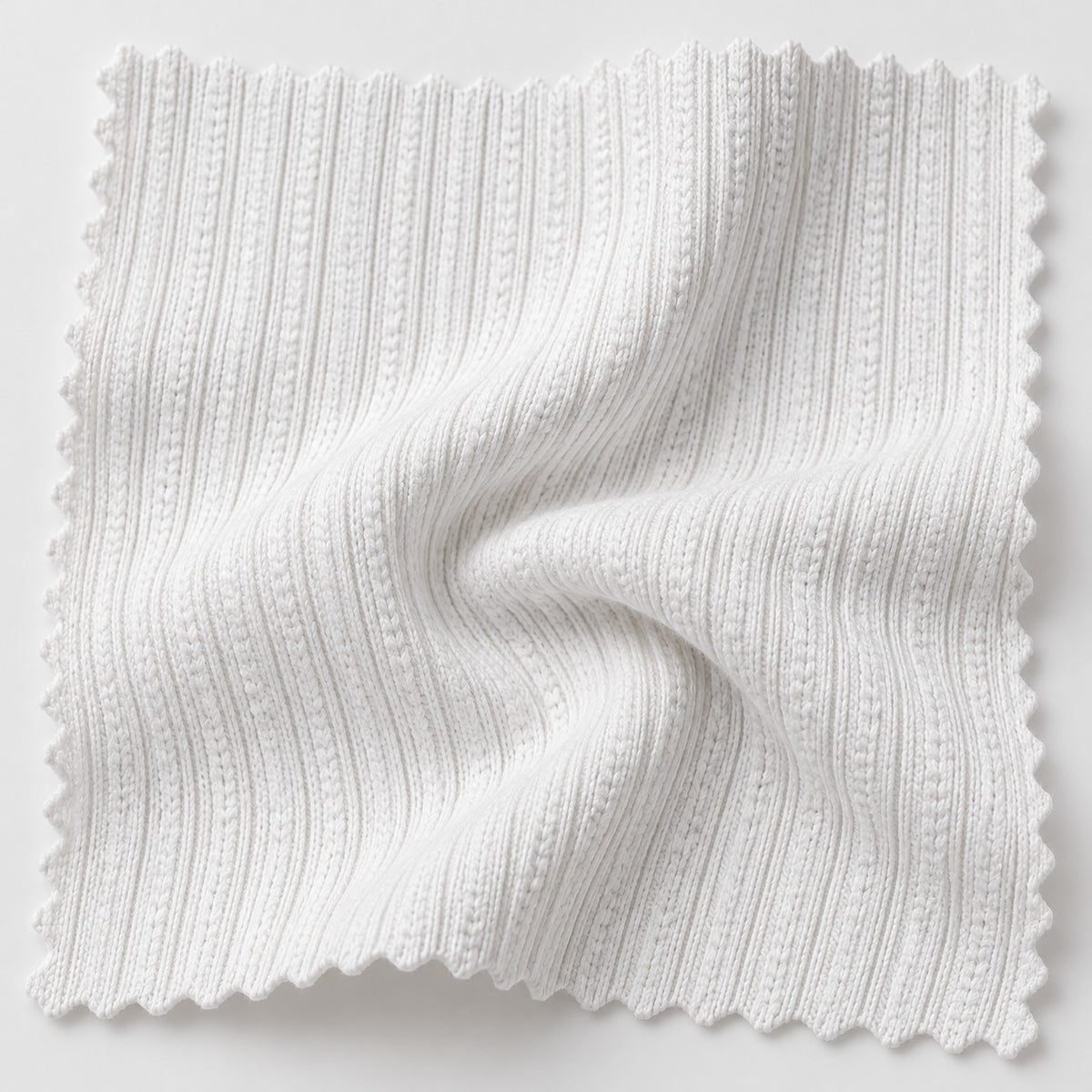 Polera Diseño Arrugado Blanca