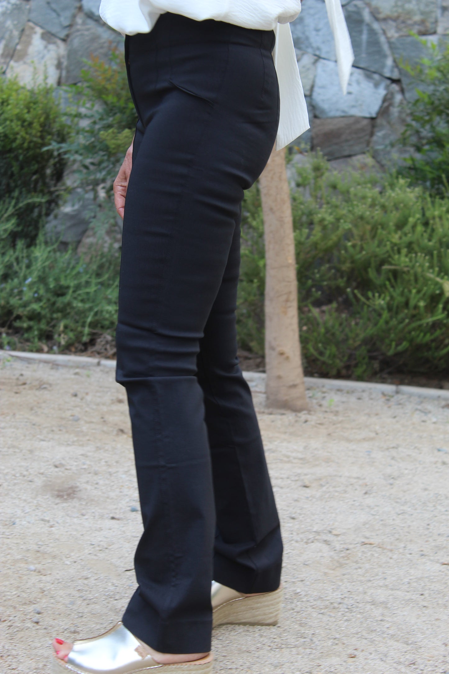 Pantalón Elasticado Negro