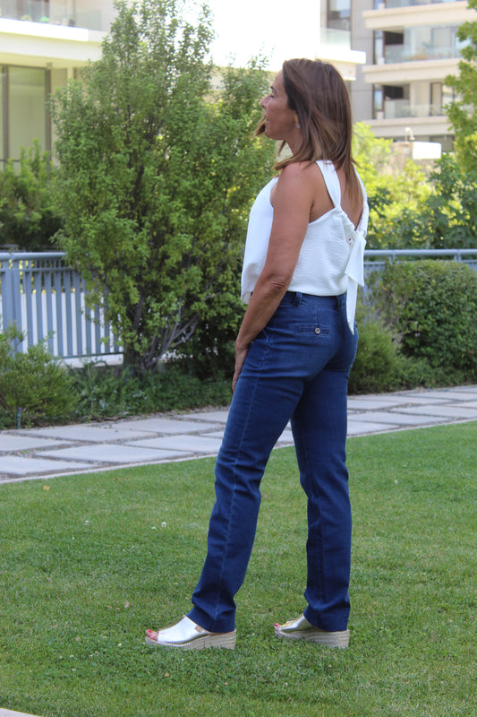 Pantalón Elasticado Jeans