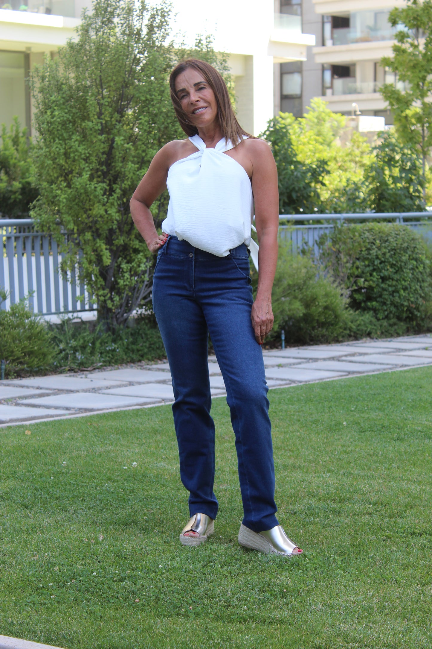 Pantalón Elasticado Jeans